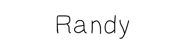 Randy  les polices de caractères gratuit tlcharger