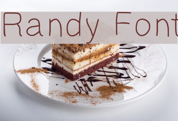 Randy Font examples