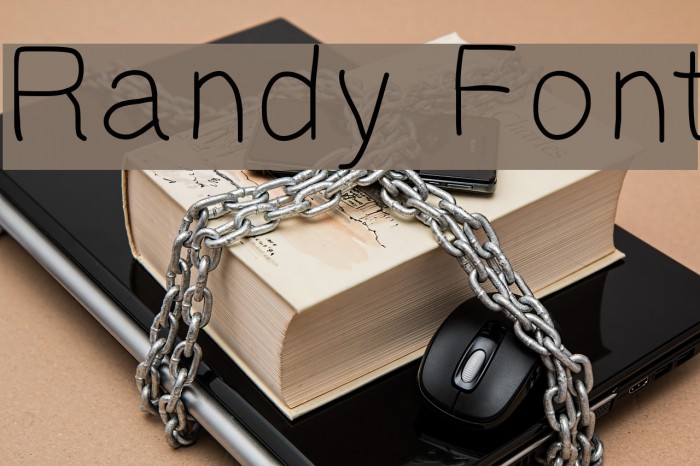 Randy Font examples