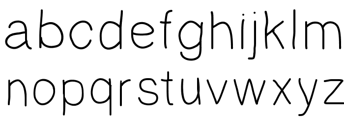 Randy Font LOWERCASE