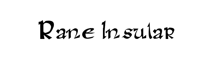 Rane Insular Font