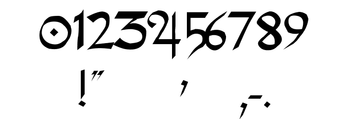 Rane Insular Font OTHER CHARS