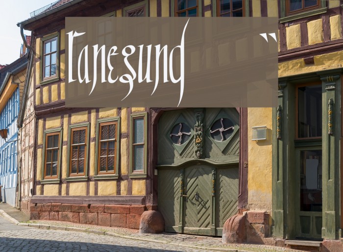Ranegund!` Font examples