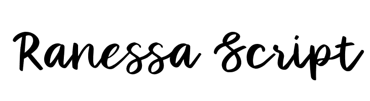 Ranessa Script  नि: शुल्क फ़ॉन्ट्स डाउनलोड