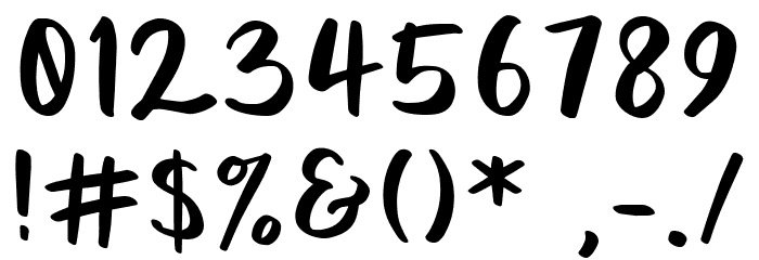 Ranessa Script Font OTHER CHARS