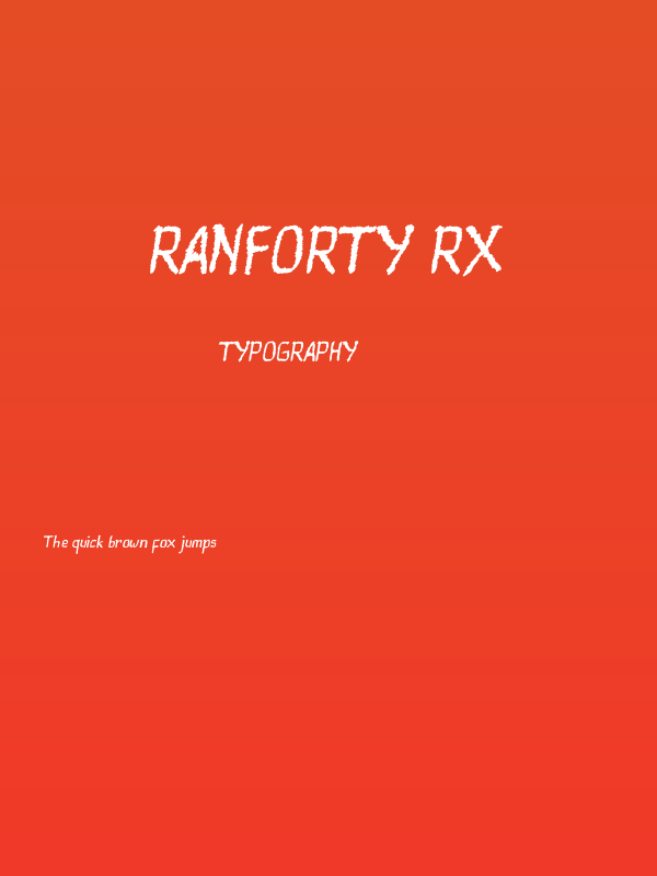 Ranforty Rx Poster