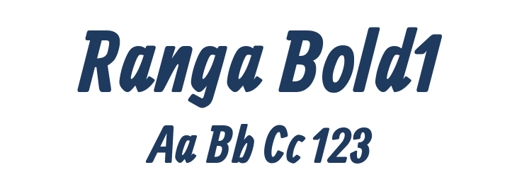 Ranga Bold1 Font Preview