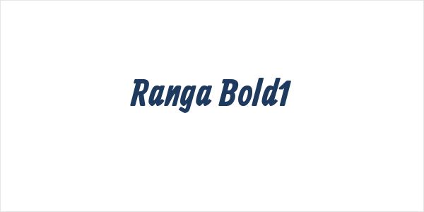 Ranga Bold1 Logo
