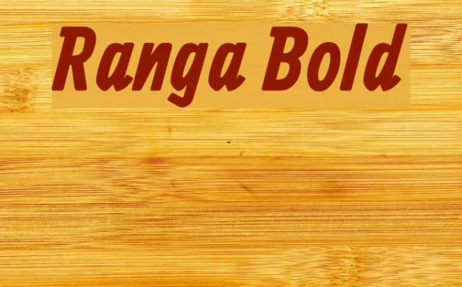 Ranga Bold Example 1