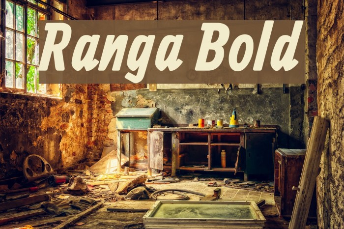 Ranga Bold Font examples