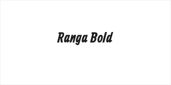 Ranga Bold Logo