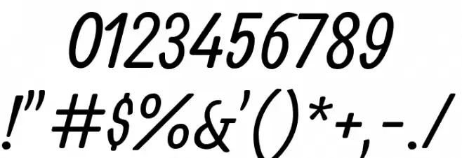 Ranga Regular Font OTHER CHARS