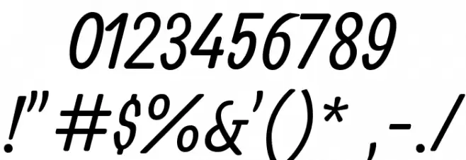 Ranga Regular Font OTHER CHARS