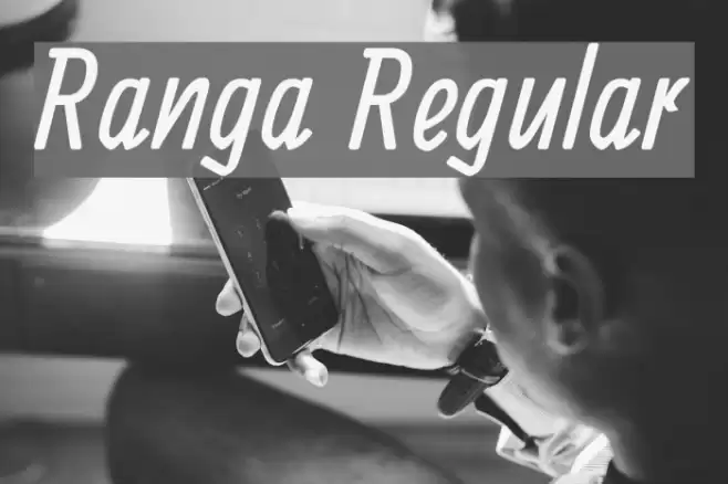 Ranga Regular Font examples