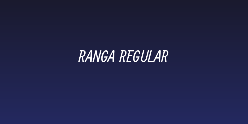 Ranga Regular Social Header