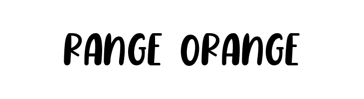 Range Orange  font caratteri gratis