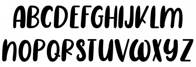 Range Orange Font UPPERCASE
