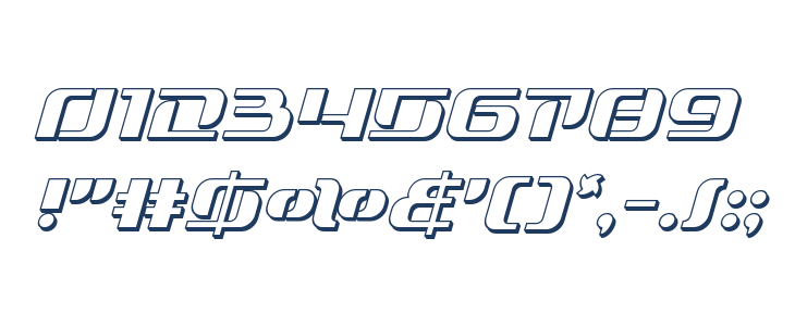 Range Paladin 3D Italic Other Characters