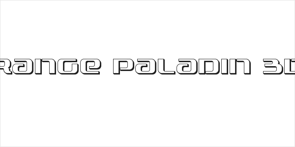 Range Paladin 3D Logo