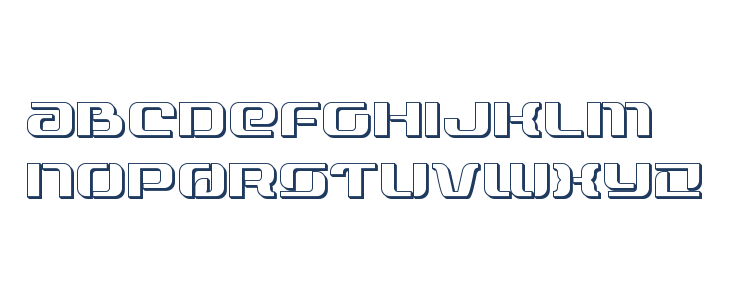 Range Paladin 3D Lowercase