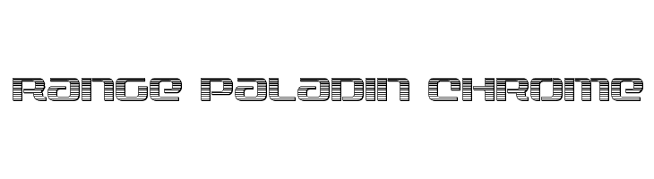 Range Paladin Chrome  Free Fonts Download