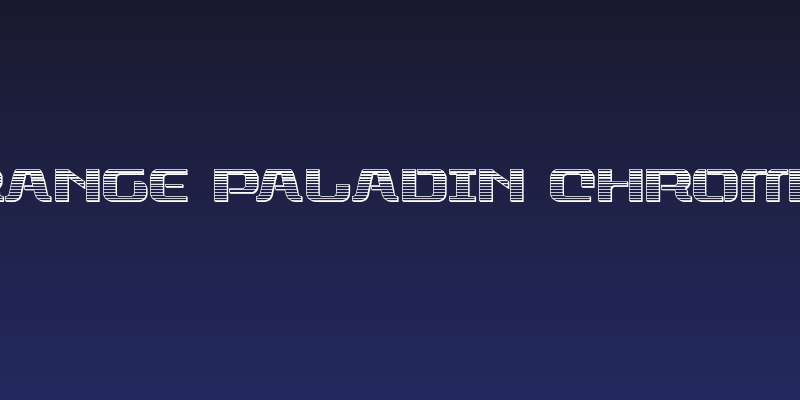 Range Paladin Chrome Social Header