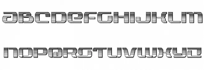 Range Paladin Chrome Caratteri MINUSCOLO