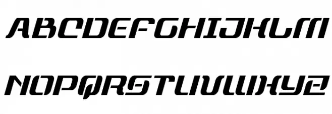 Range Paladin Condensed Italic 字体 大写