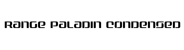 Range Paladin Condensed  font caratteri gratis
