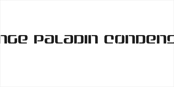 Range Paladin Condensed Logo