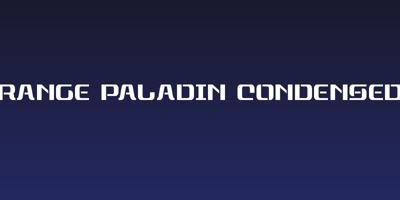 Range Paladin Condensed Social Header