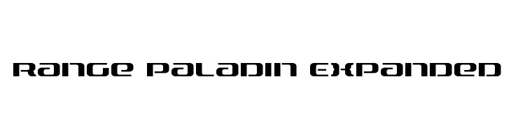 Range Paladin Expanded  Скачать бесплатные шрифты