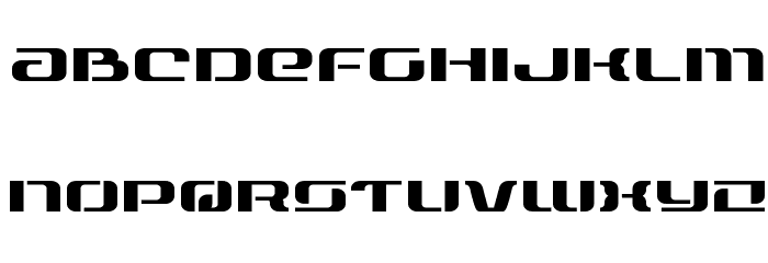 Range Paladin Expanded Font LOWERCASE