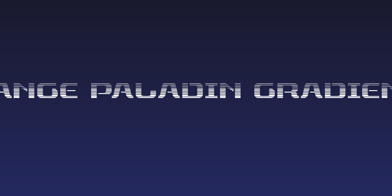 Range Paladin Gradient Social Header