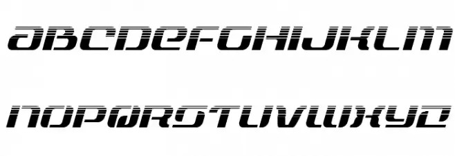 Range Paladin Halftone Italic Schriftart Kleinbuchstaben