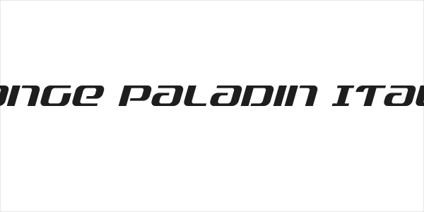 Range Paladin Italic Logo