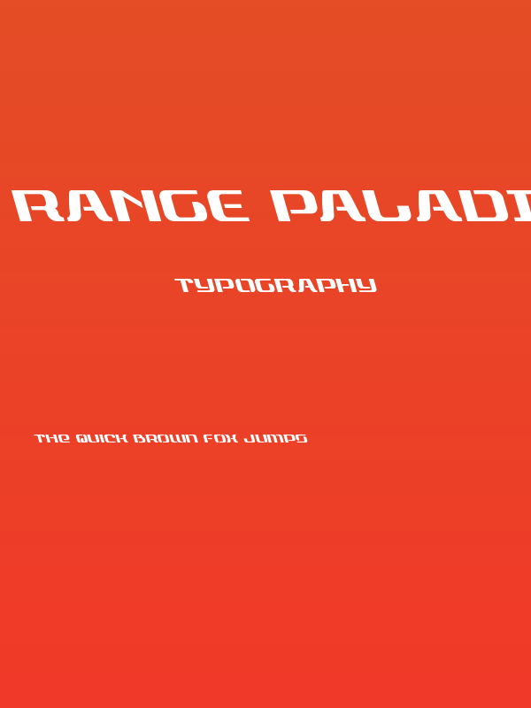 Range Paladin Leftalic Poster