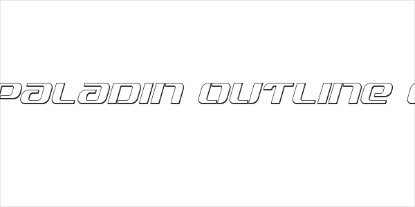 Range Paladin Outline Outline Logo