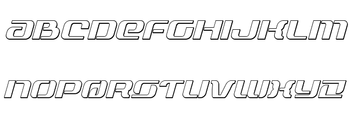 Range Paladin Outline Outline Font LOWERCASE