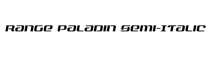 Range Paladin Semi-Italic  les polices de caractères gratuit tlcharger