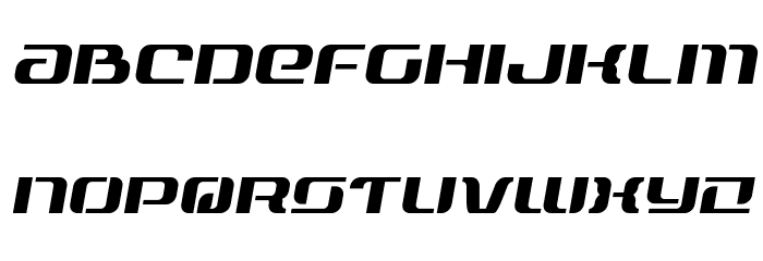 Range Paladin Semi-Italic Font LOWERCASE
