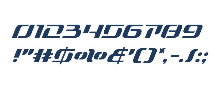 Range Paladin Super-Italic Other Characters