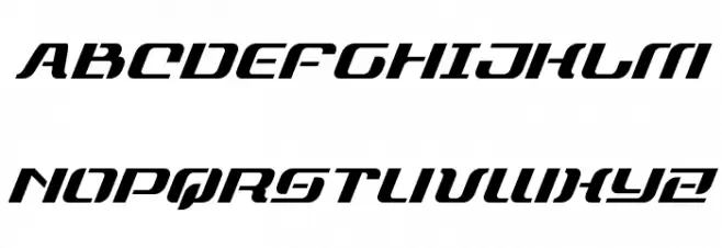Range Paladin Super-Italic Schriftart Groß
