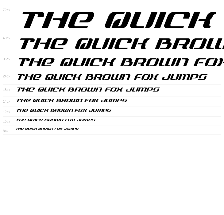 Range Paladin Super-Italic Waterfall