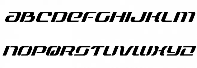 Range Paladin Super-Italic خط أحرف صغيرة