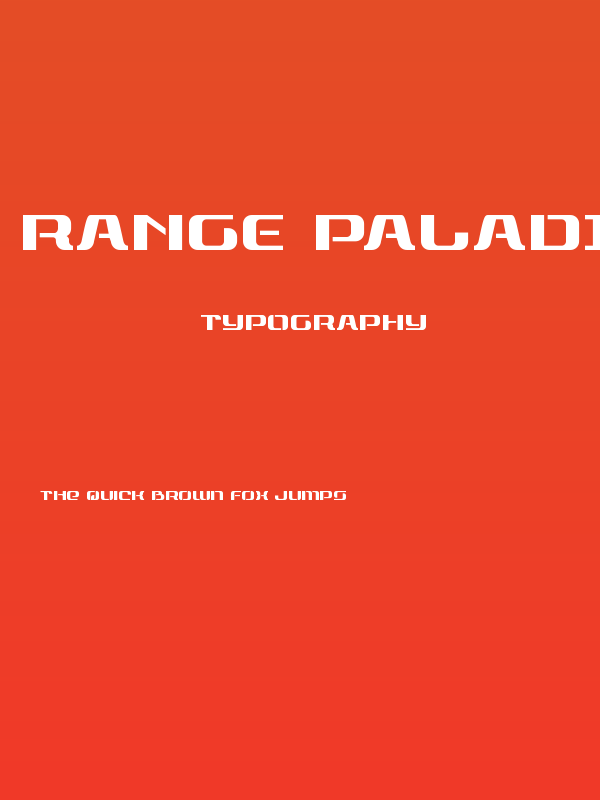 Range Paladin Poster