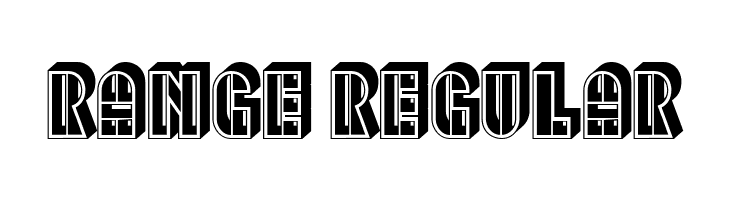 Range Regular  नि: शुल्क फ़ॉन्ट्स डाउनलोड