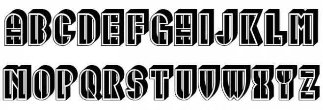 Range Regular フォント 大文字