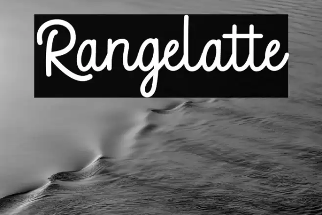 Rangelatte Font examples