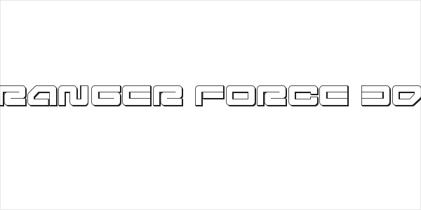 Ranger Force 3D Logo